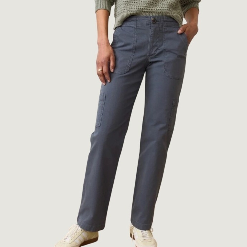 Marine Layer Cargo Pants Women 4 India Ink Straight Leg Ariat Utility Earthy